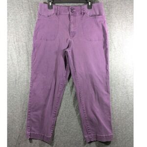 Vintage Two Twenty‎ Women's Purple High Rise Stretch Waist Jeans Size 16 Petit